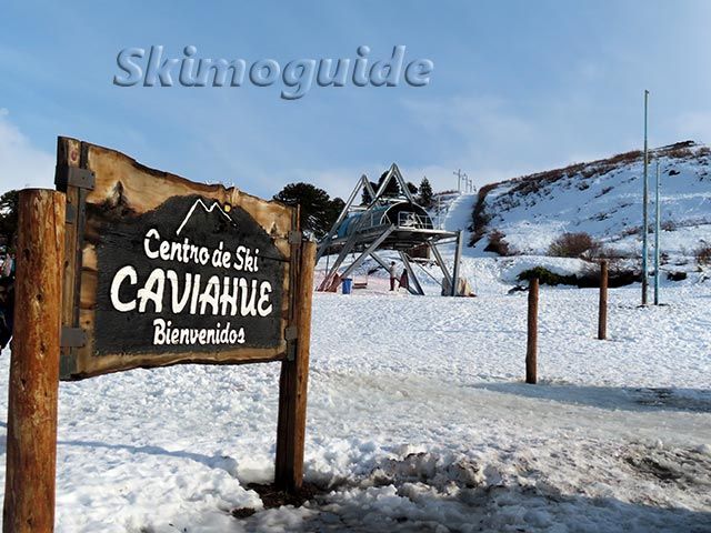 Ruta de esquí de montaña al volcán Copahue Este
