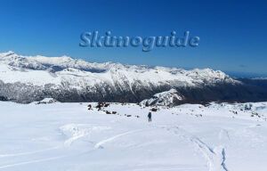 Valle de las Trancas al fondo