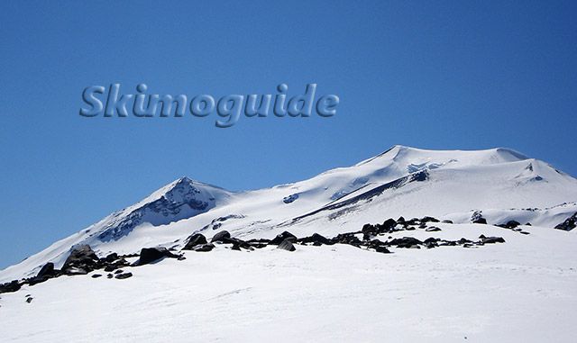 Ruta de esquí de randoné al Nevado de Chillán