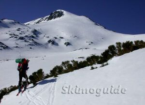 Ruta de esquí de montaña a la Cabeza nevada de Gredos