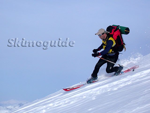 ruta de esquí de montaña Cabeza Nevada en Gredos